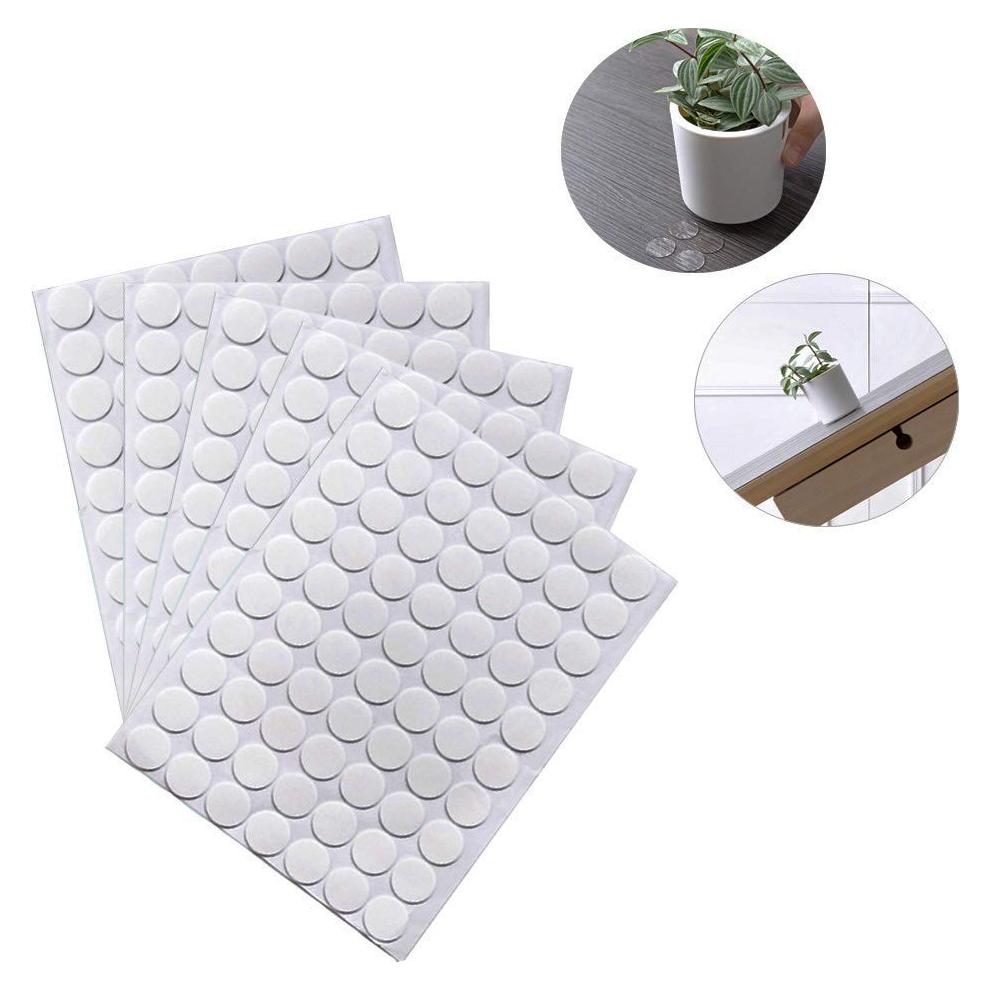 Puntos Adhesivos Transparentes BUSOHA 350 Pcs 2 cm Doble Cara