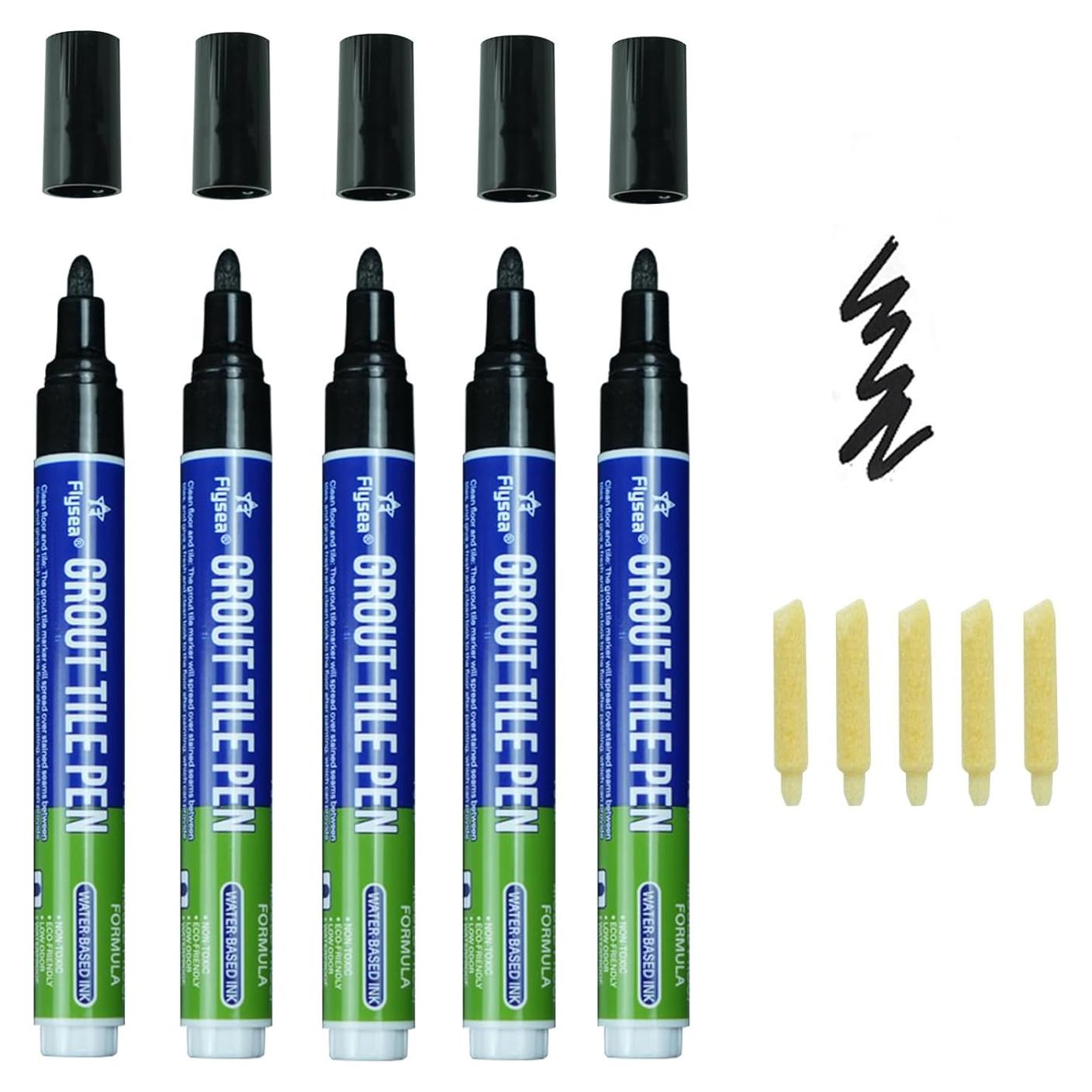 5 Bolígrafos de Reparación de Juntas de Azulejos YaoQiYou