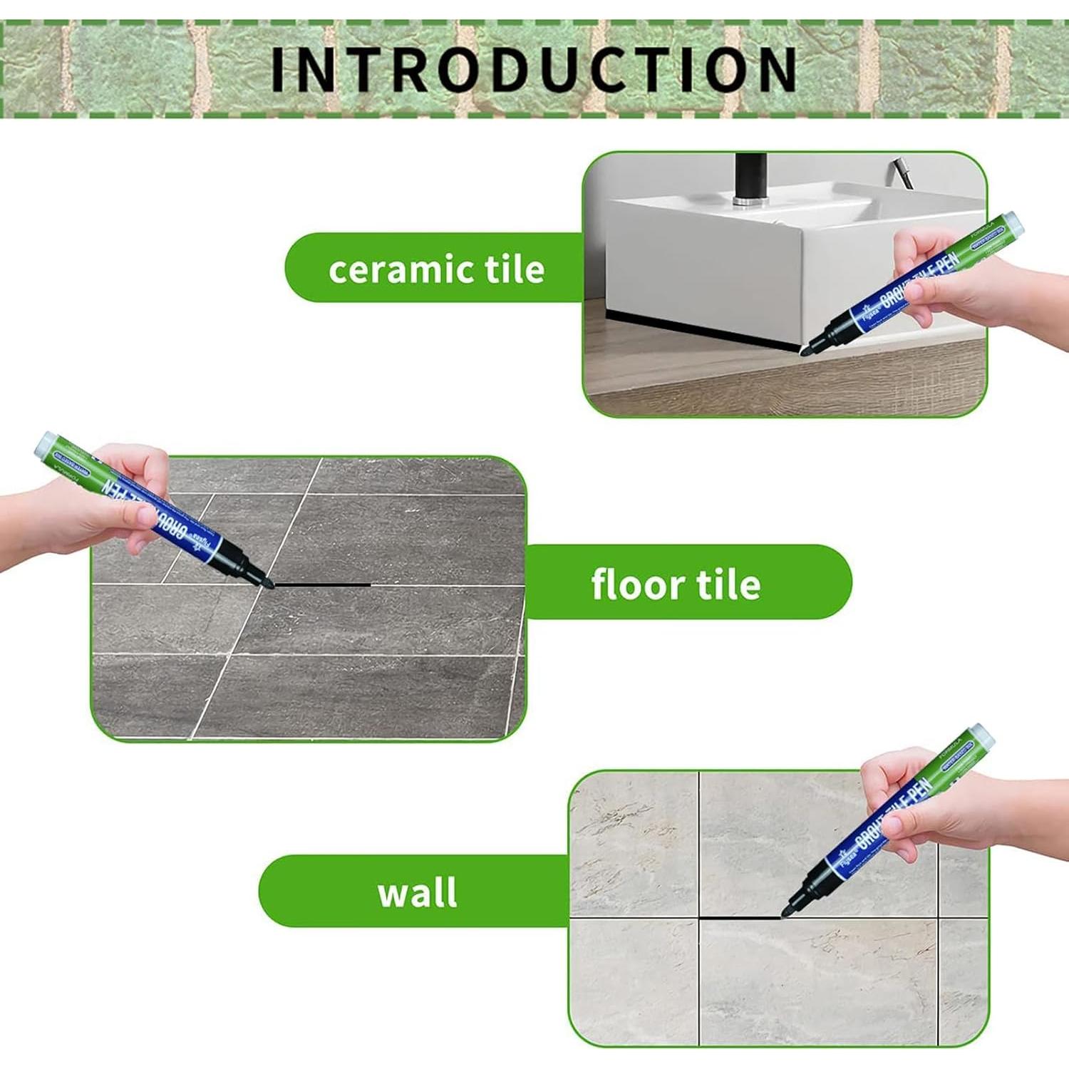 5 Bolígrafos de Reparación de Juntas de Azulejos YaoQiYou