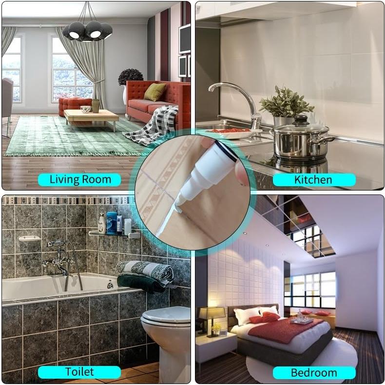 5 Bolígrafos de Reparación de Juntas de Azulejos YaoQiYou