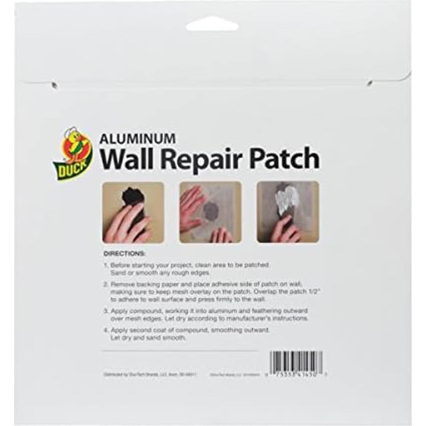 Parche de Reparación de Pared Duck Brand 20x20 cm Blanco