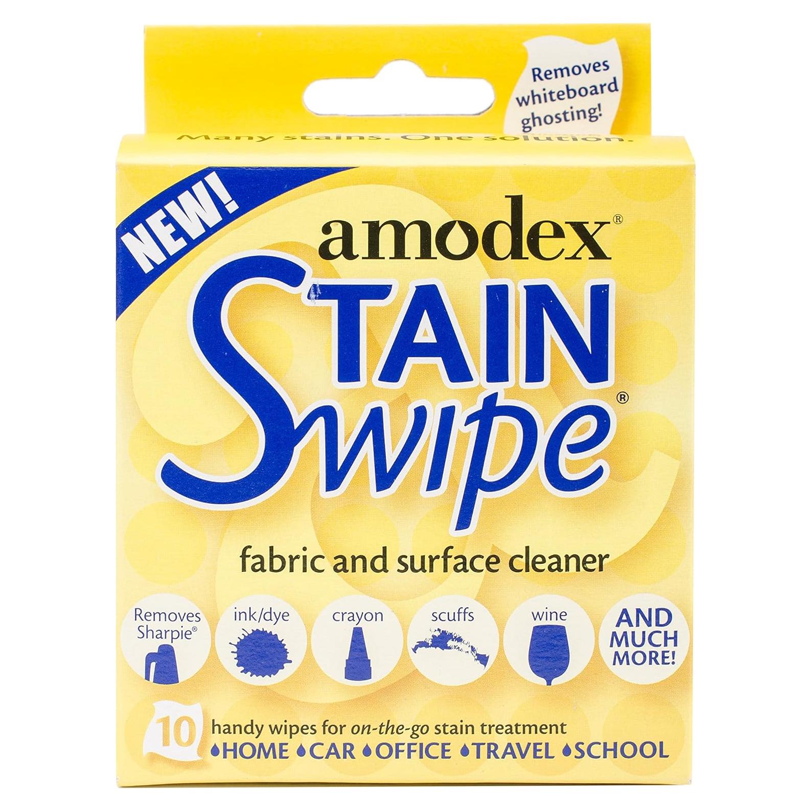 Toallitas Limpiadoras Amodex Stain Swipe 10 Unidades