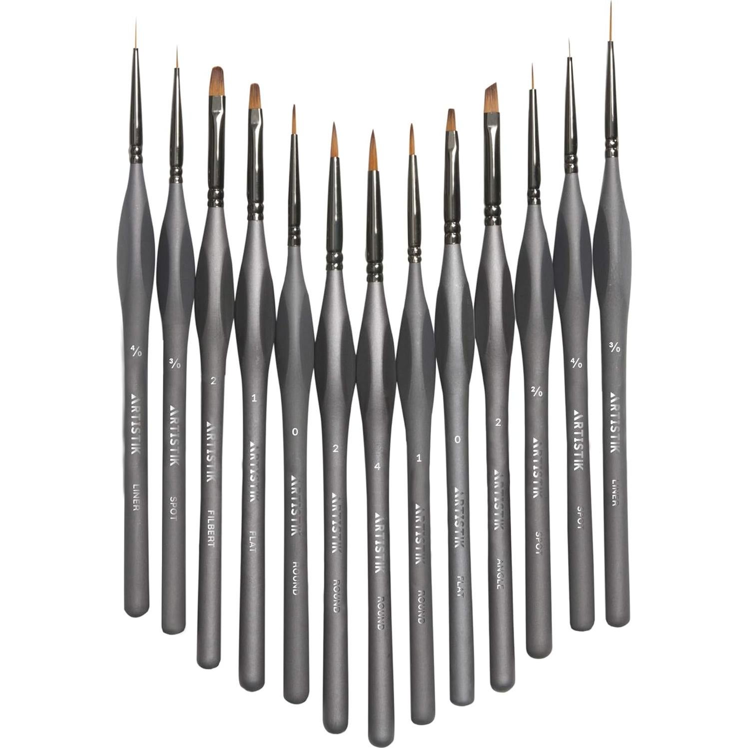 Kit de Pintura en Miniatura Artistik 13 Pinceles Detalle Fino