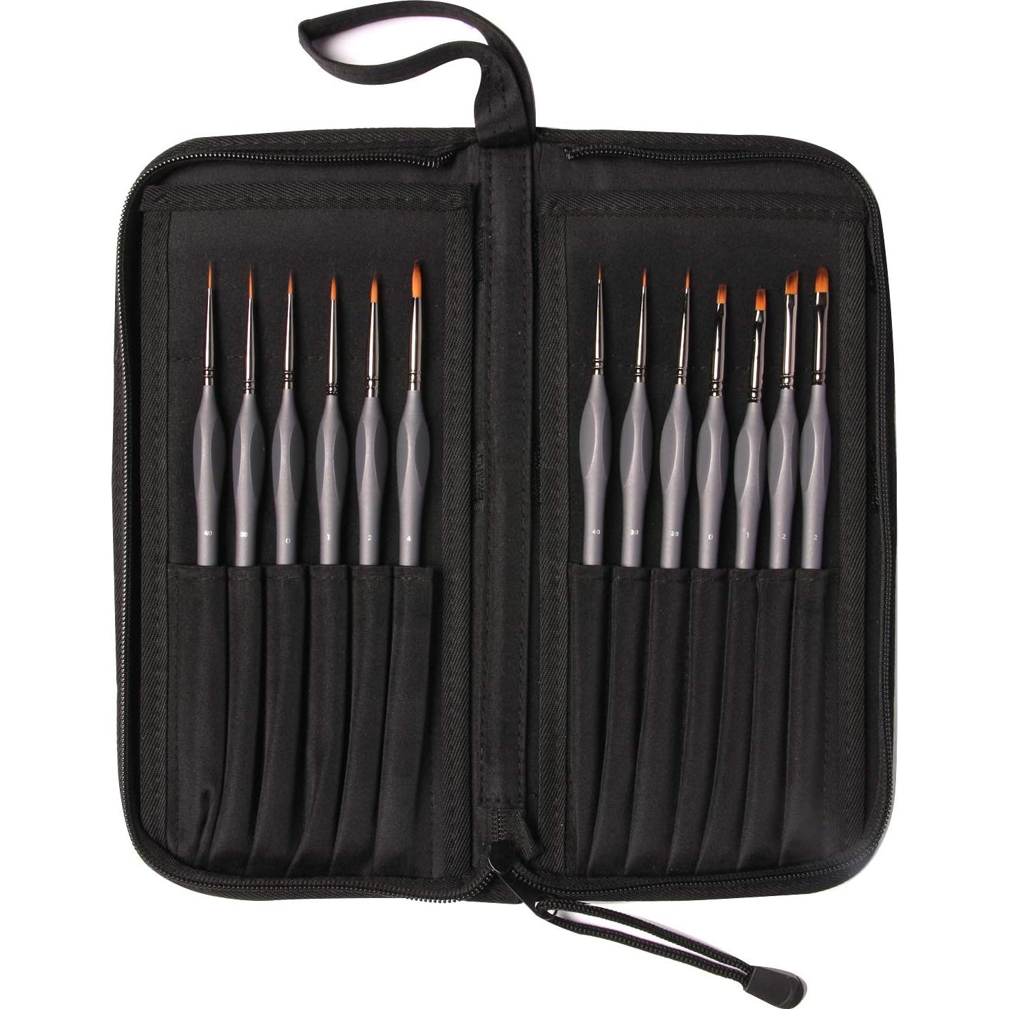 Kit de Pintura en Miniatura Artistik 13 Pinceles Detalle Fino