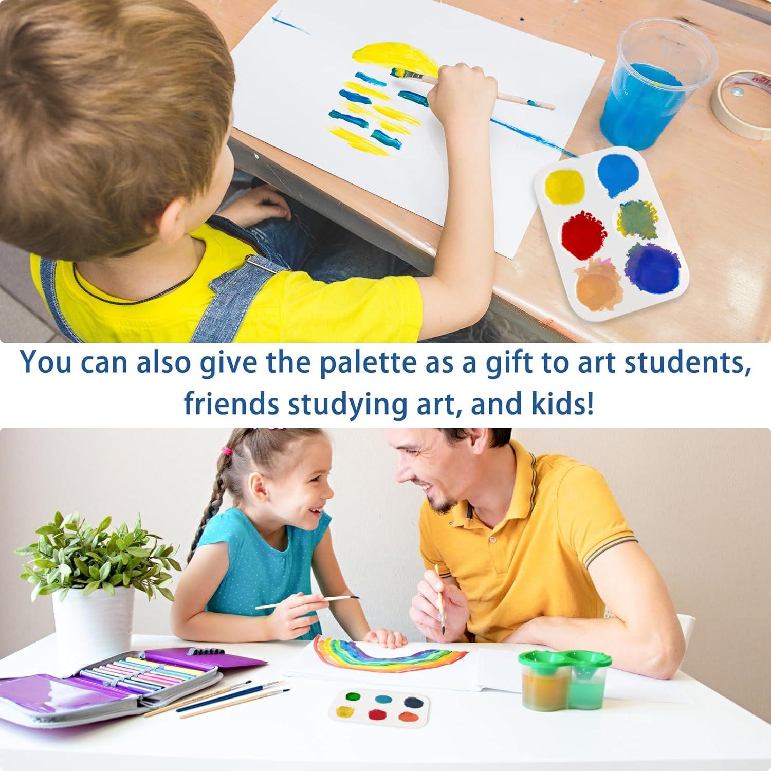 Set de 16 Bandejas de Pintura LNAUJS Blancas 12.7x8.6cm