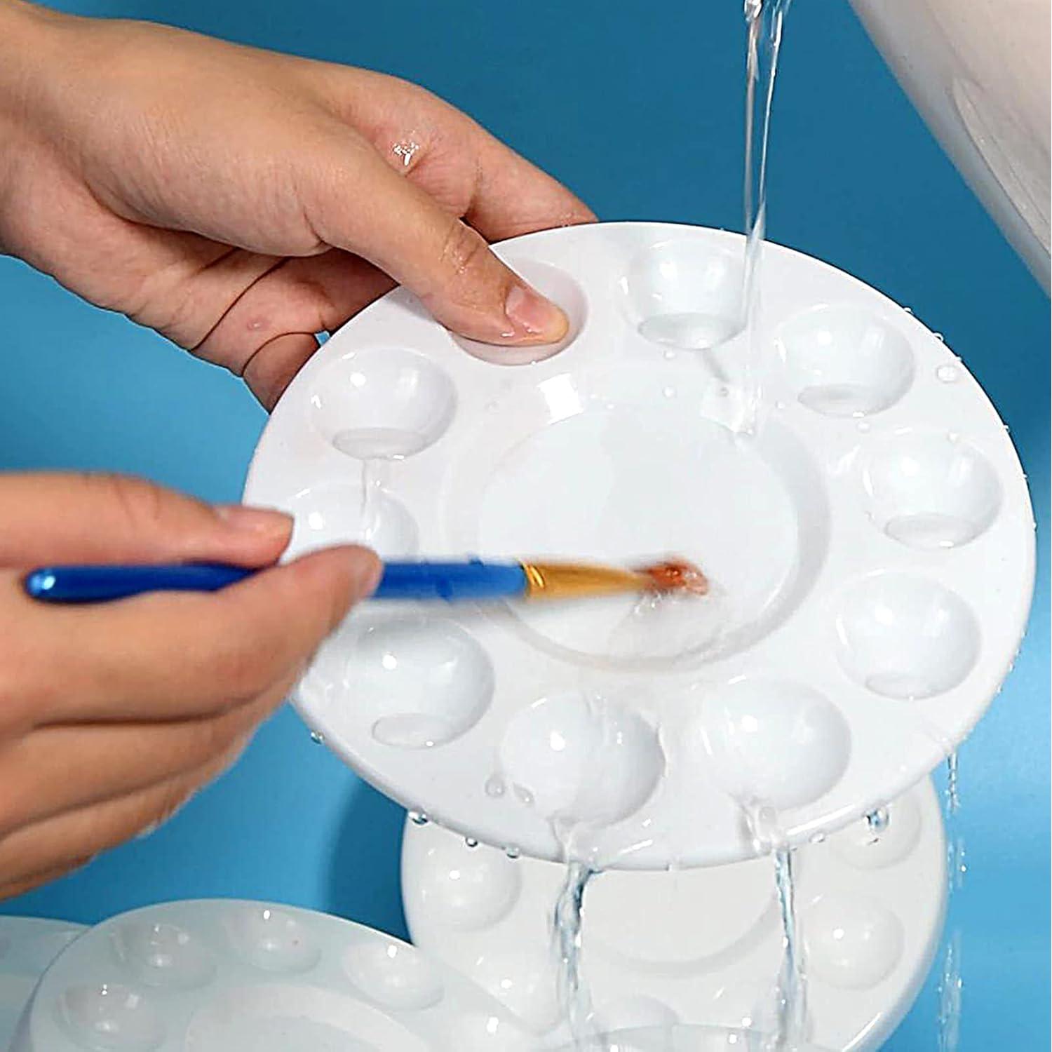 Paletas de Pintura de Plástico WNATN - 8 Piezas para Niños