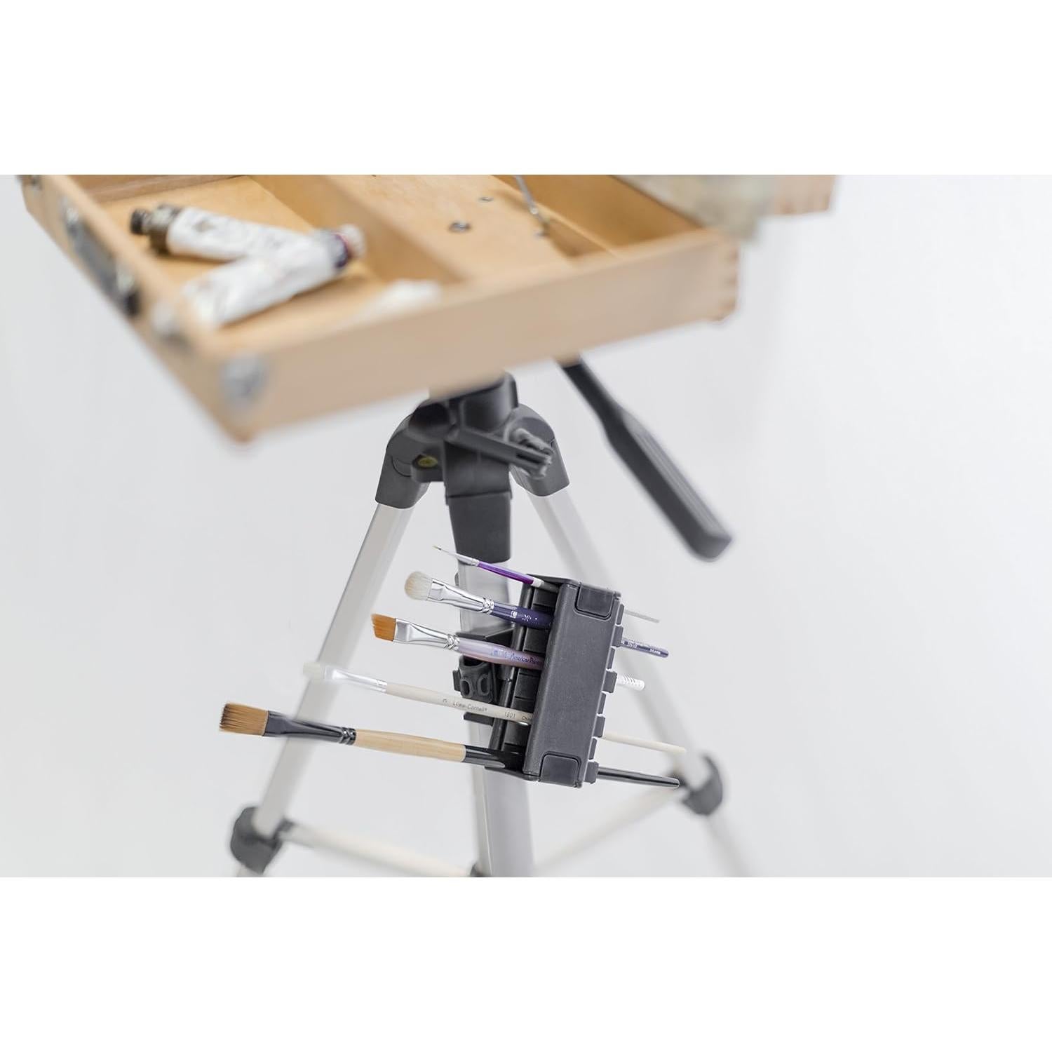 Soporte para Pinceles Negro Productos Fáciles de Usar 8 Pinceles