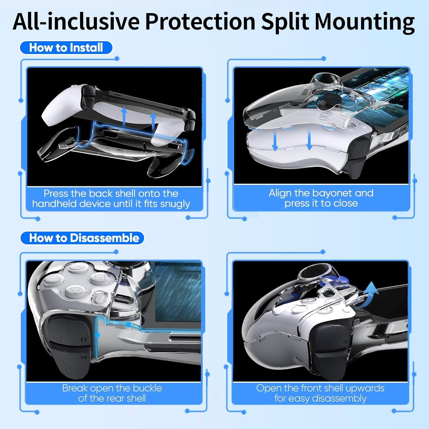 Kit Accesorios Klipdasse para PlayStation Portal - Funda y Protectores