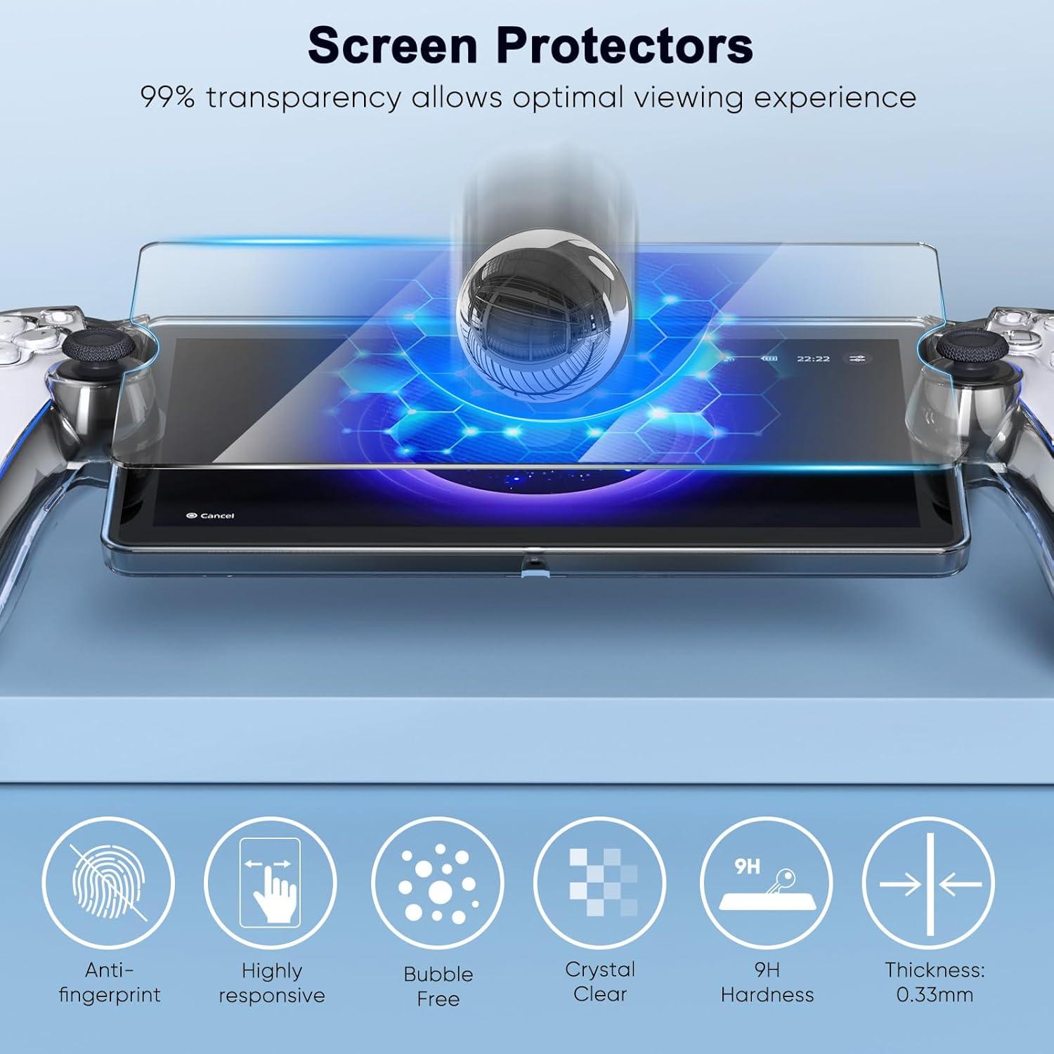 Kit Accesorios Klipdasse para PlayStation Portal - Funda y Protectores