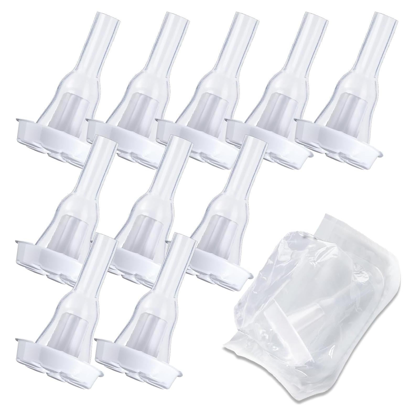 Paquete de 10 Catéteres Externos de Silicona YOOGUSTO 25mm