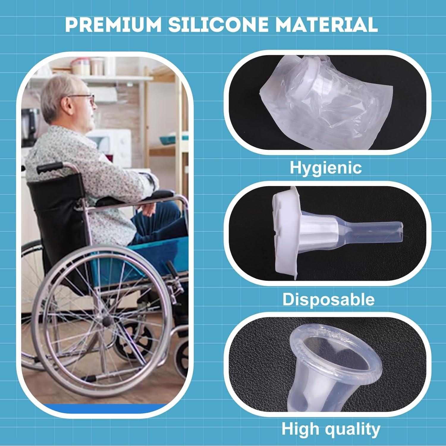 Paquete de 10 Catéteres Externos de Silicona YOOGUSTO 25mm