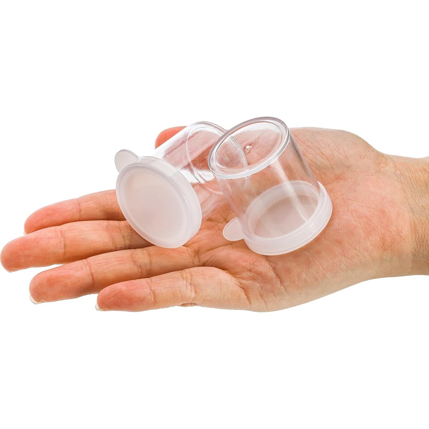 Set de 100 Tazas de Plástico ZENFUN para Pintura 25ml