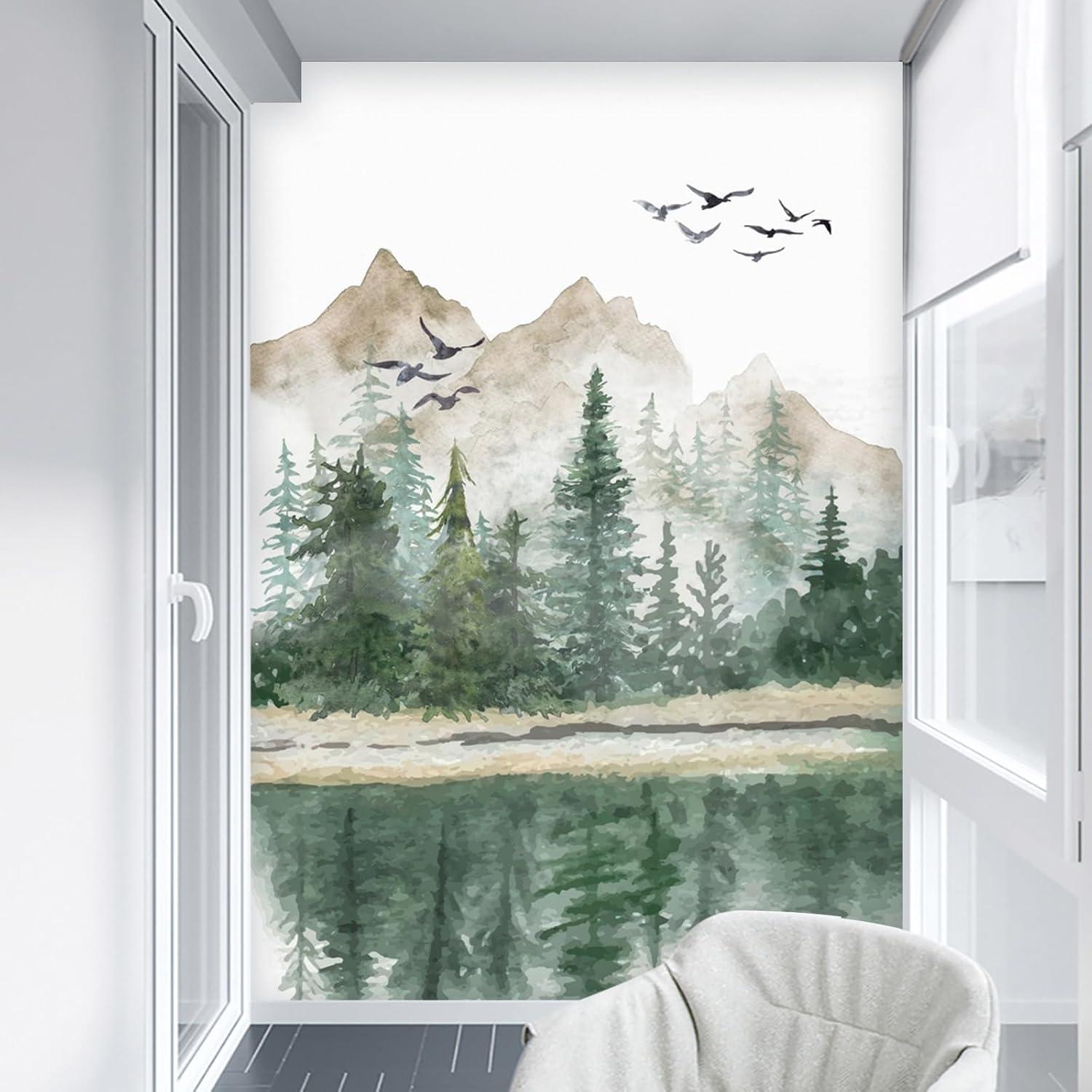 Papel Tapiz Autoadhesivo Sufeasdf Paisaje Natural 149.86x199.39 cm