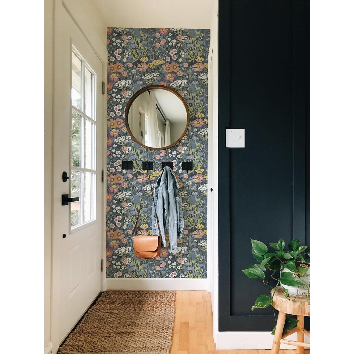 Papel Tapiz Floral Vintage Orainege Autoadhesivo 1.35m²