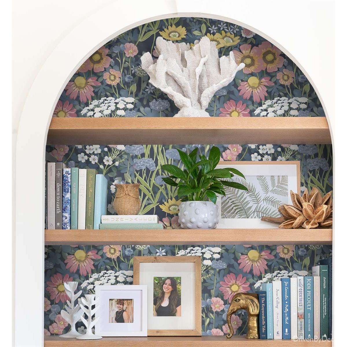 Papel Tapiz Floral Vintage Orainege Autoadhesivo 1.35m²