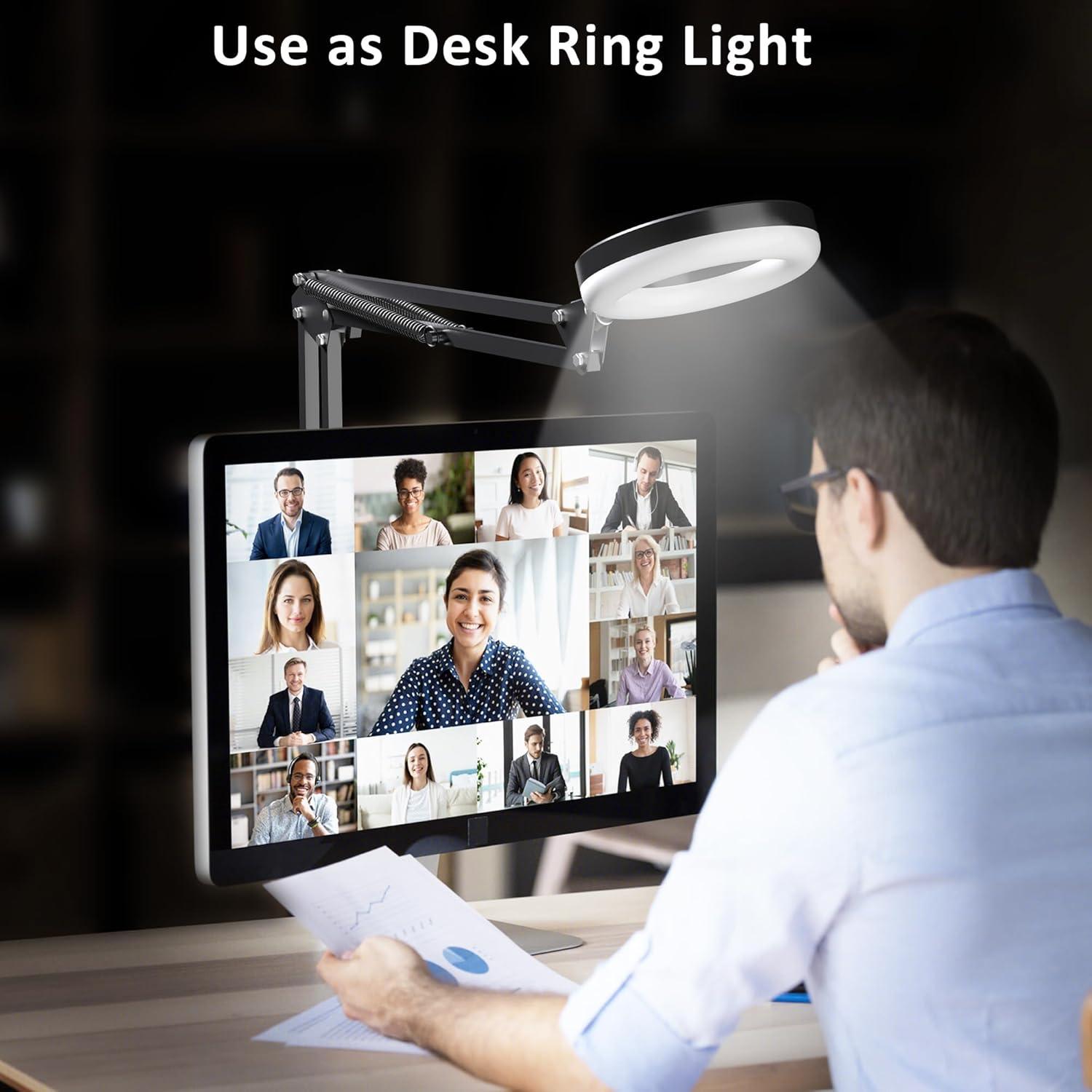 Soporte de Teléfono con Luz de Anillo Mionondi para Grabación