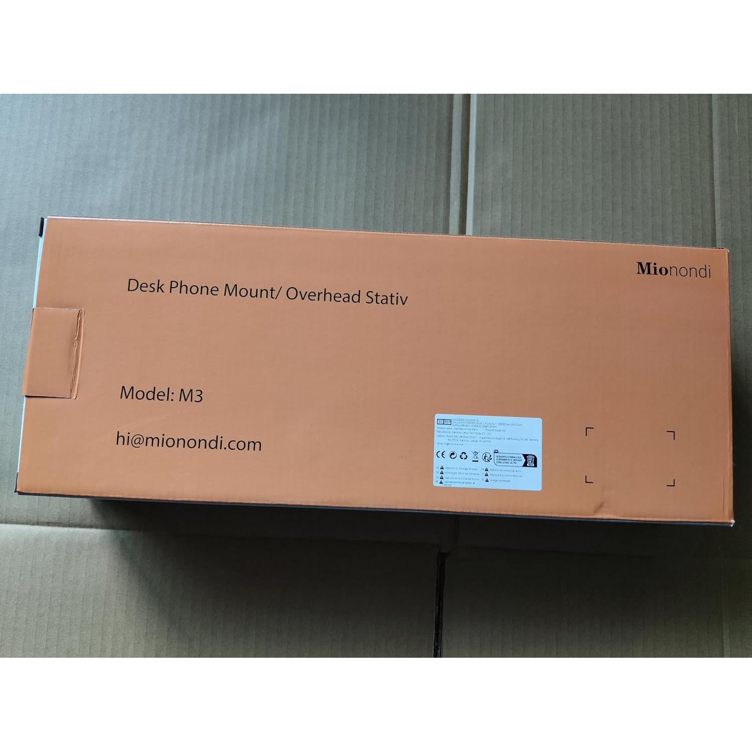 Soporte de Teléfono con Luz de Anillo Mionondi para Grabación