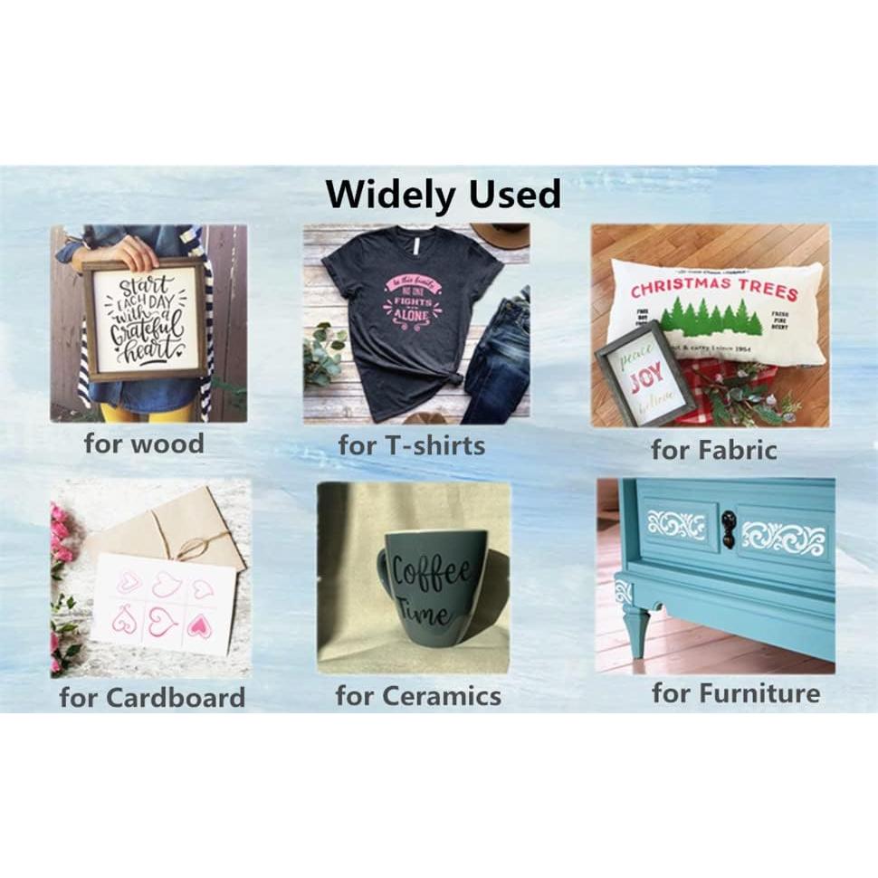 Set de Pintura de Tiza JAJADO 12 Tarros 50ml + 9 Raspadores