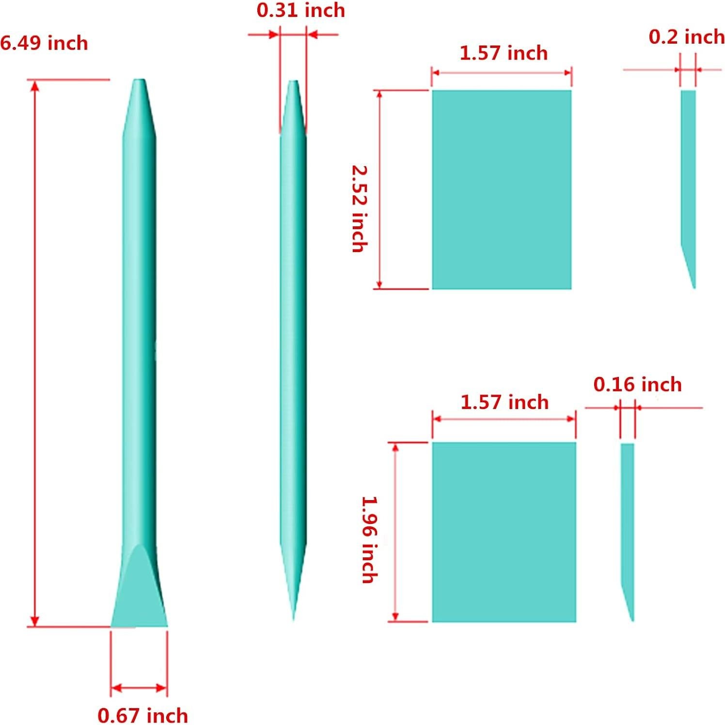 Set de Pintura de Tiza JAJADO 12 Tarros 50ml + 9 Raspadores