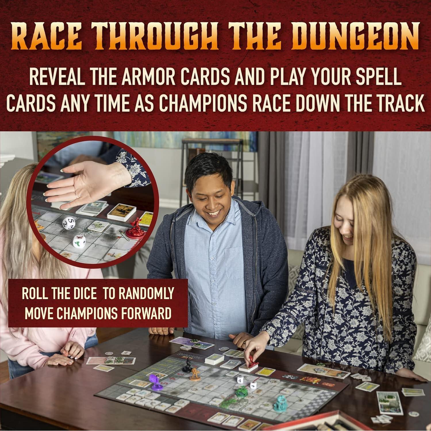 Dungeon Derby Deluxe - Juego de Mesa de Apuestas para 6 Jugadores