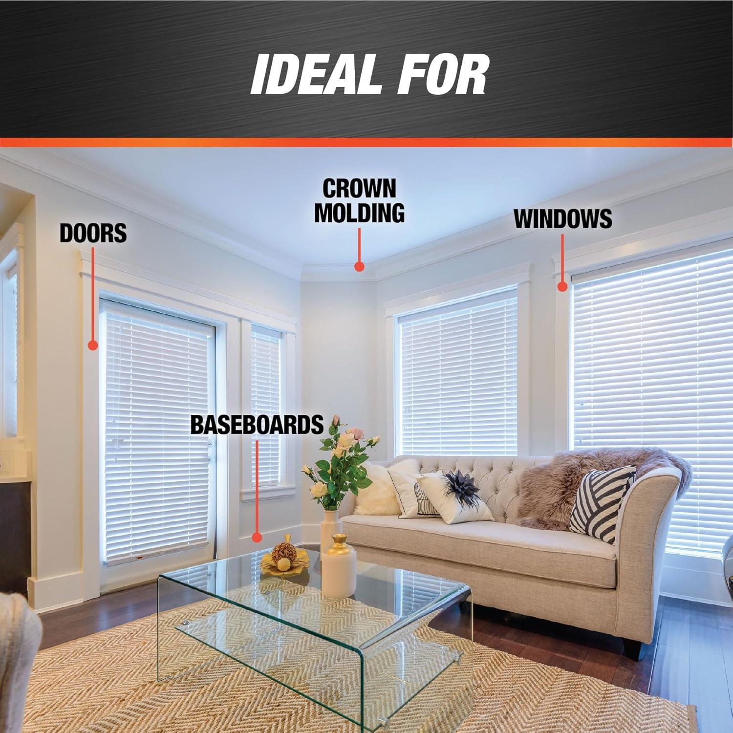 DAP Alex Painter's Acrylic Latex Caulk, White, 10.1 Oz (7079818670)