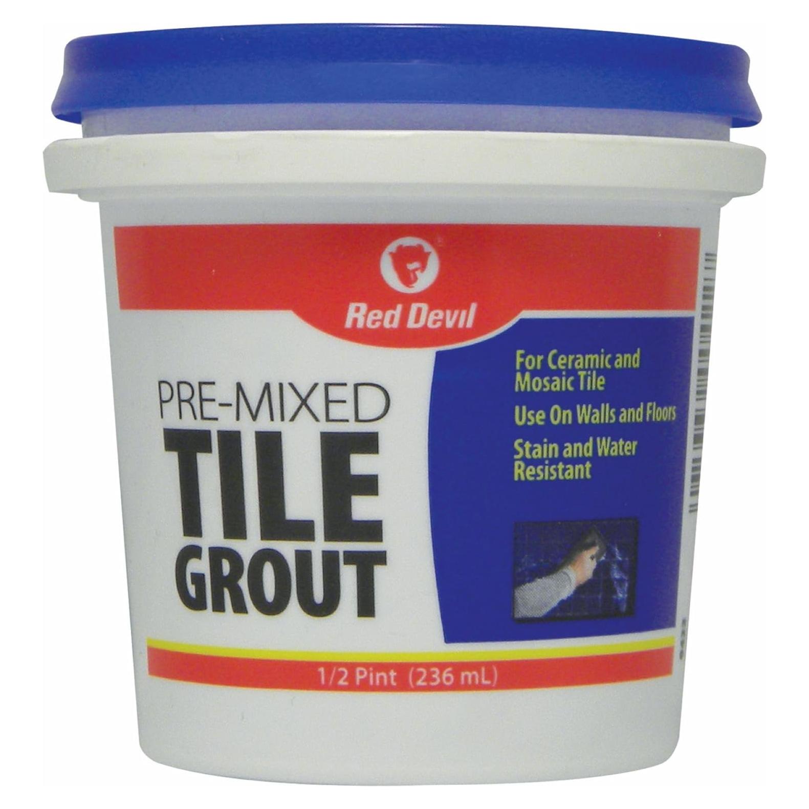 Lechada de Azulejos Pre-Mezclada Red Devil 236.6 ml Blanca