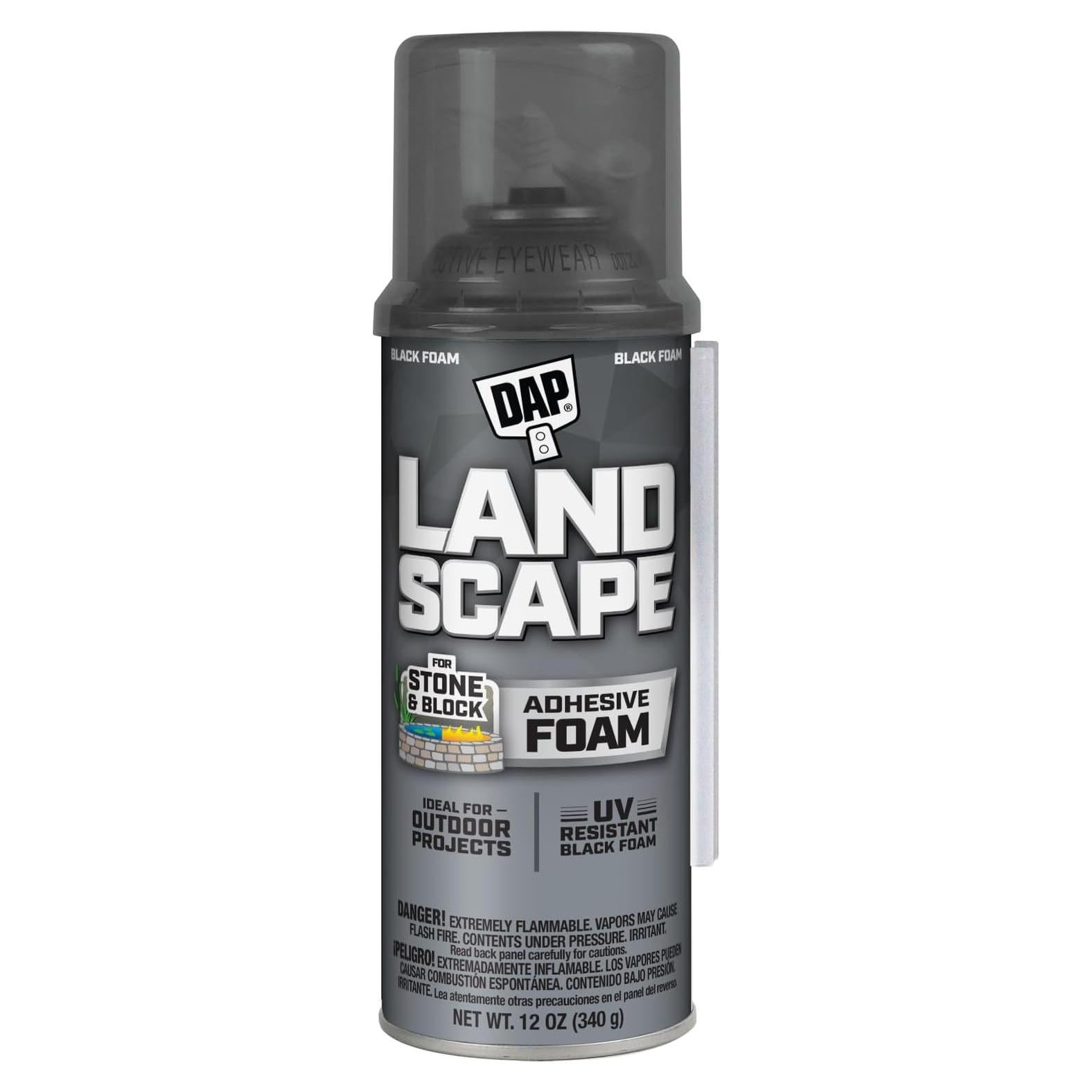 Espuma Adhesiva para Paisajismo DAP Negra 340 g