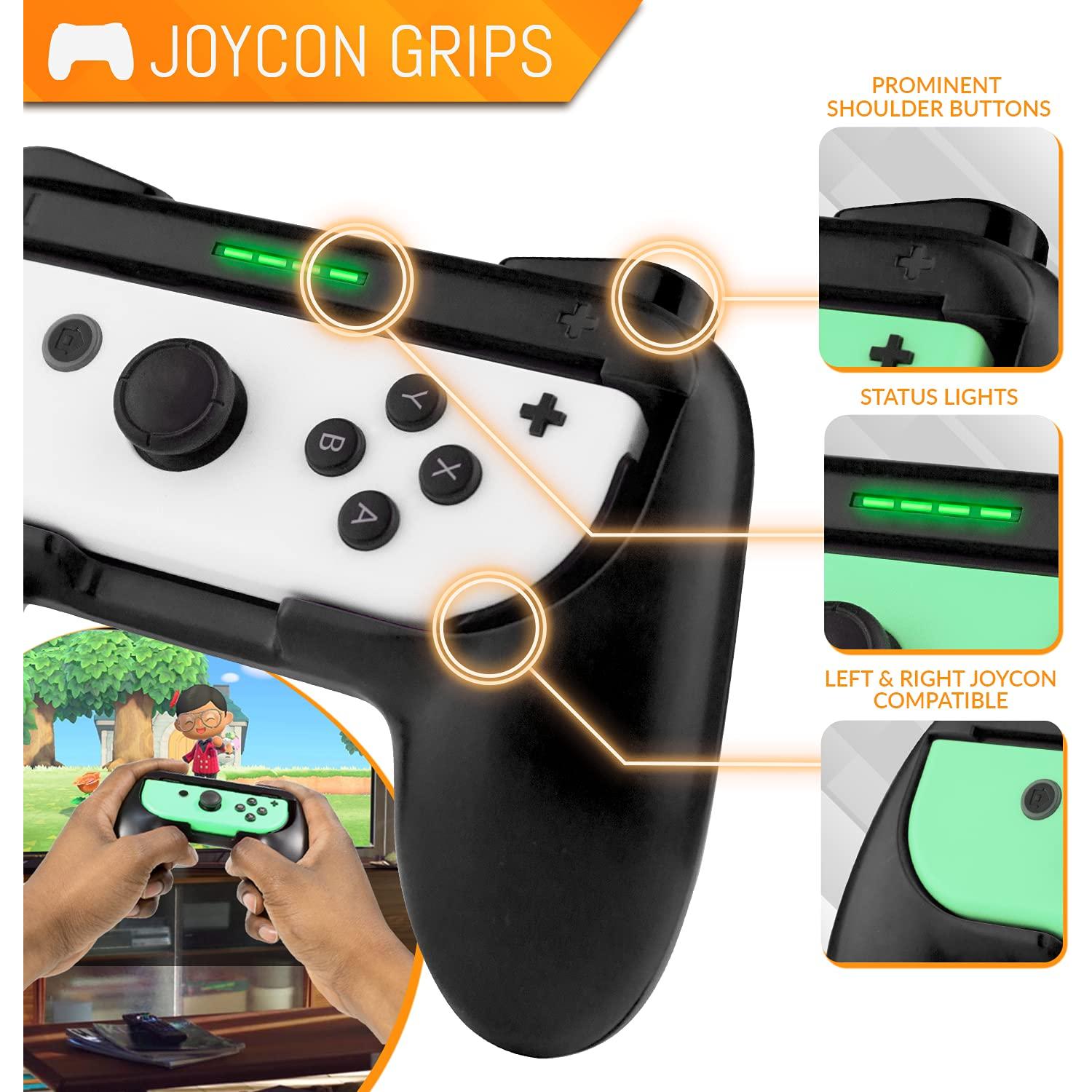 Paquete de Accesorios para Nintendo Switch Orzly 17 Piezas