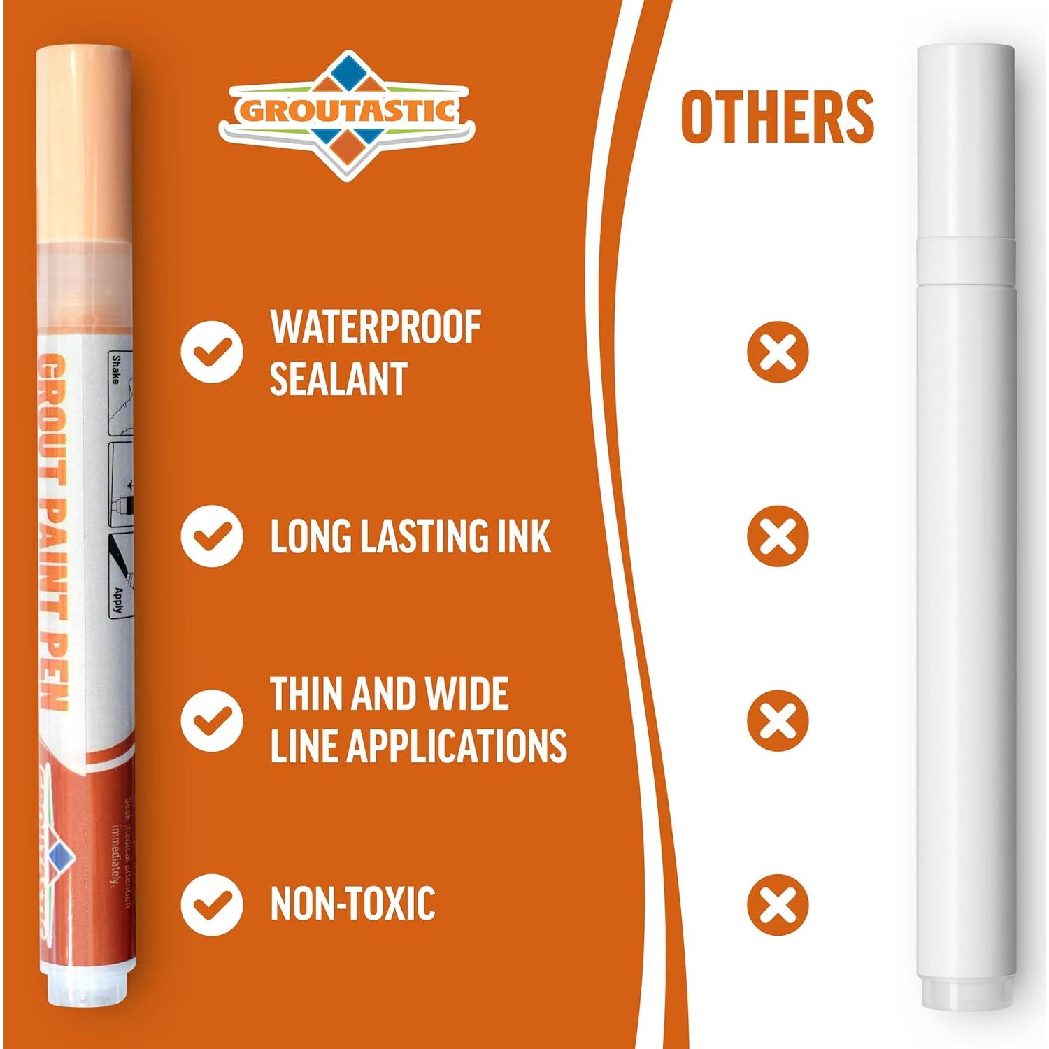 Lápiz de Lechada Groutastic Beige Claro - Restaura y Sella