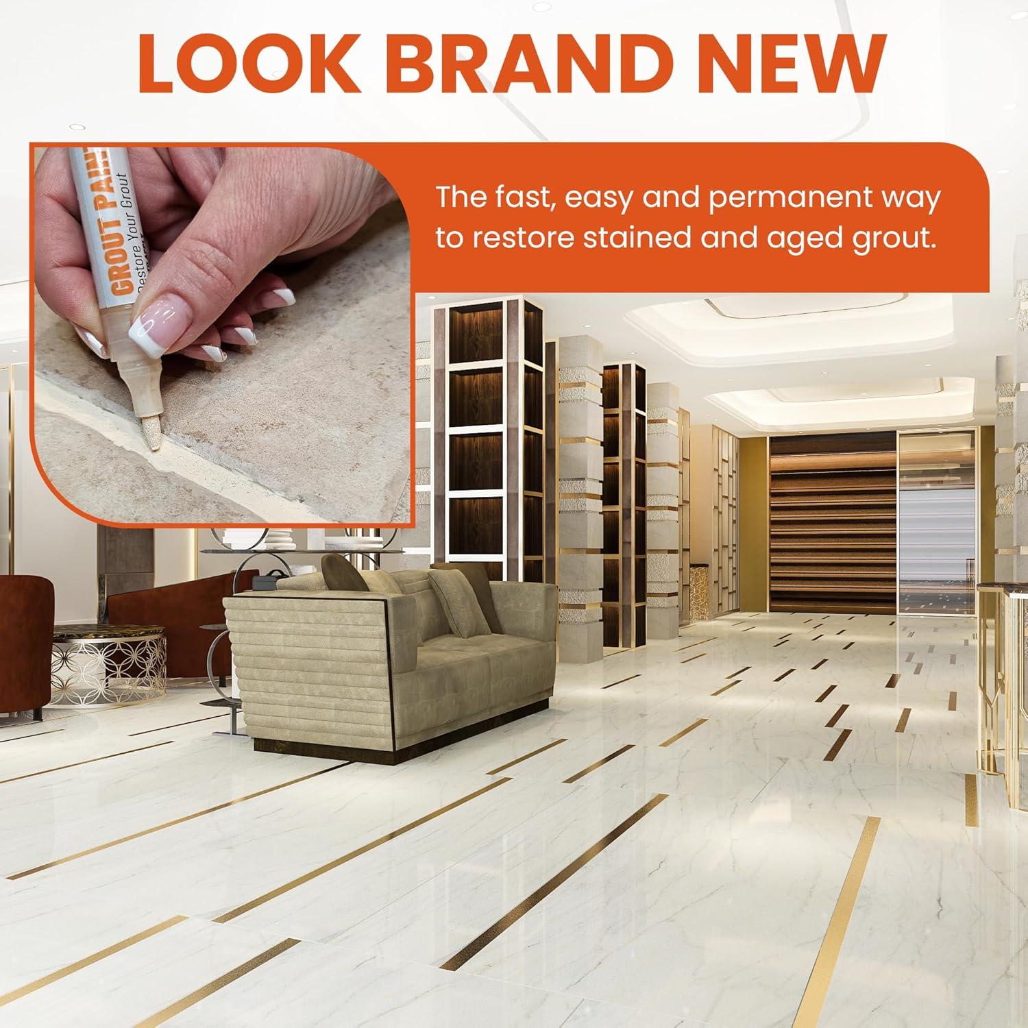 Lápiz de Lechada Groutastic Beige Claro - Restaura y Sella