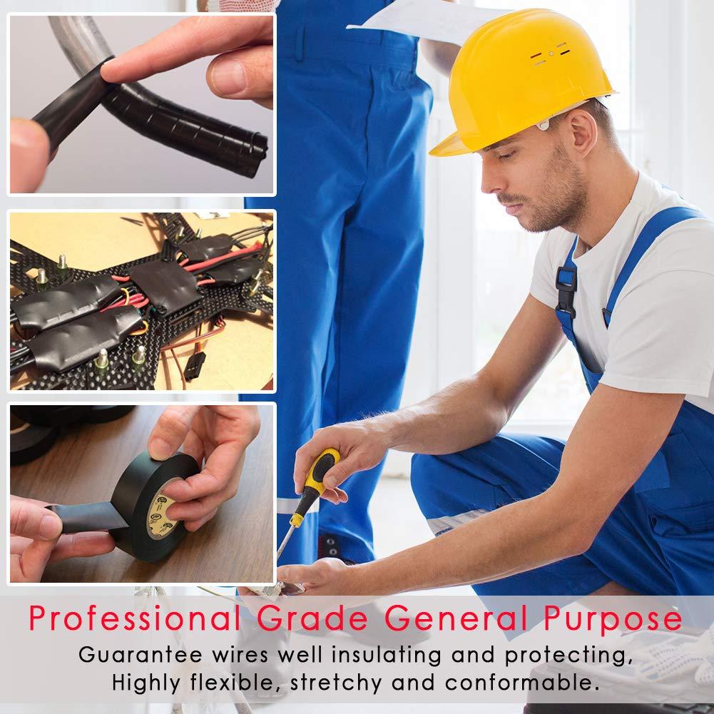 Cinta Eléctrica LYLTECH 7 Colores 0.64 cm x 9.14 m Impermeable