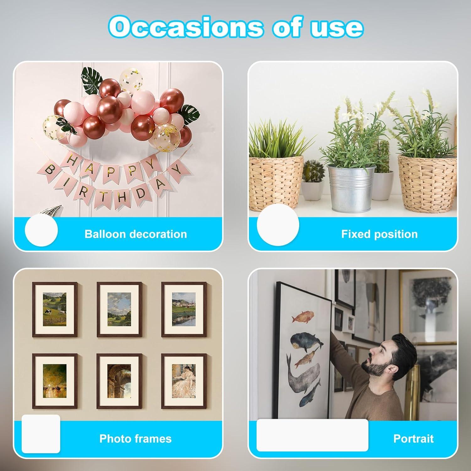 Cinta Doble Cara Adhesiva 112 Piezas Widisiker - Puntos y Tiras