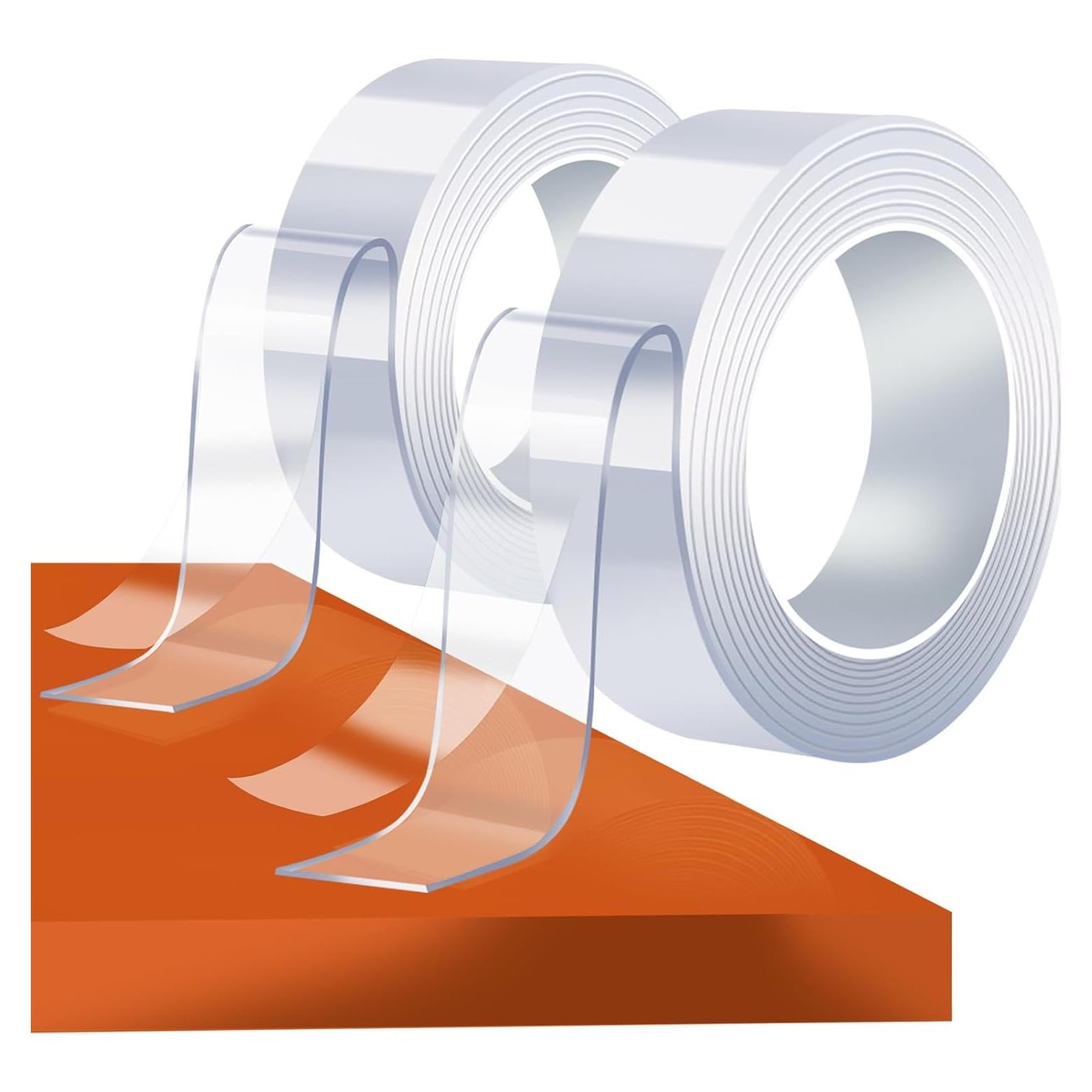 Cinta Doble Cara Pesada TONOS - 2 Rollos 3m, Transparente