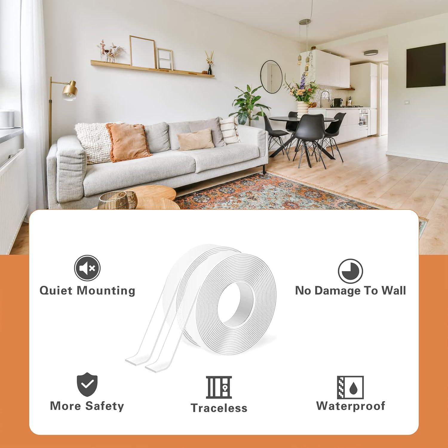 Cinta Doble Cara Pesada TONOS - 2 Rollos 3m, Transparente