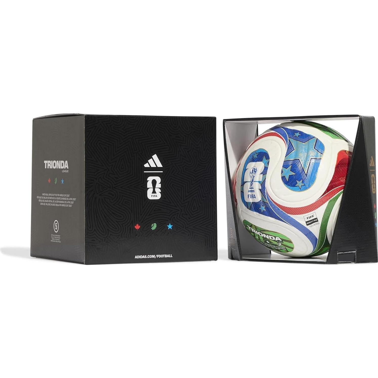 Balón de Fútbol Adidas Copa Mundial 2026 Trionda Pro Tamaño 5