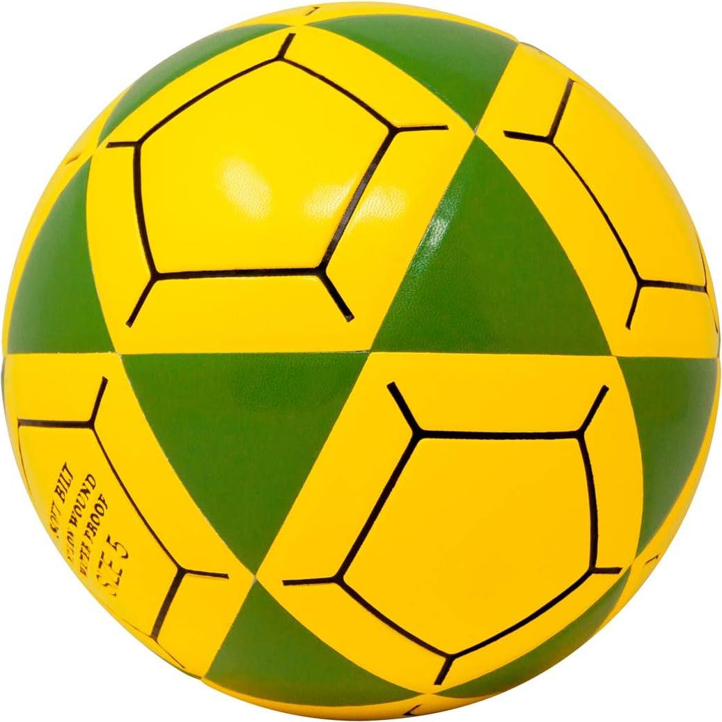 Balón de Fútbol Mikasa FT5 Goal Master Tamaño 5 Verde/Amarillo