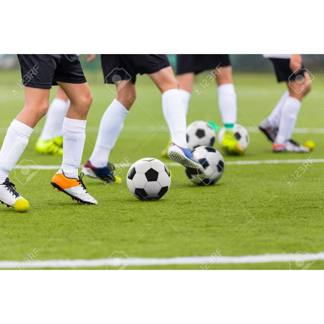 Balón de Fútbol Mikasa FT5 Goal Master Tamaño 5 Naranja-Azul