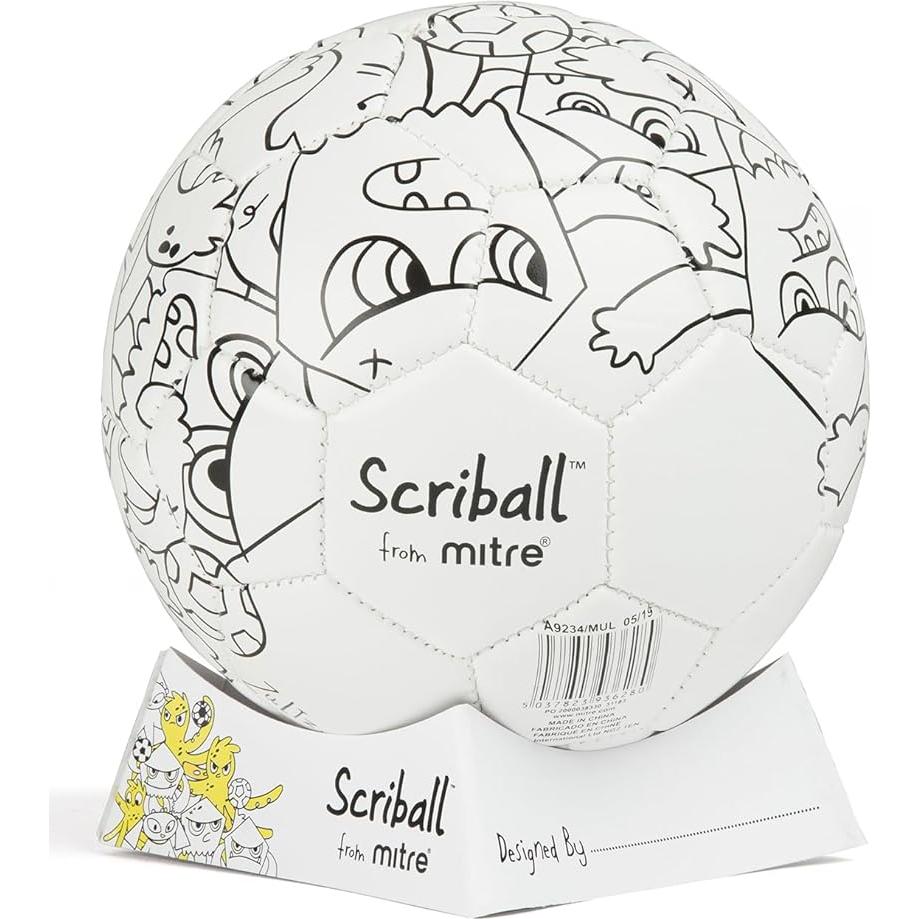 Balón de Fútbol Mini Personalizable Mitre Scriball Multi Azul