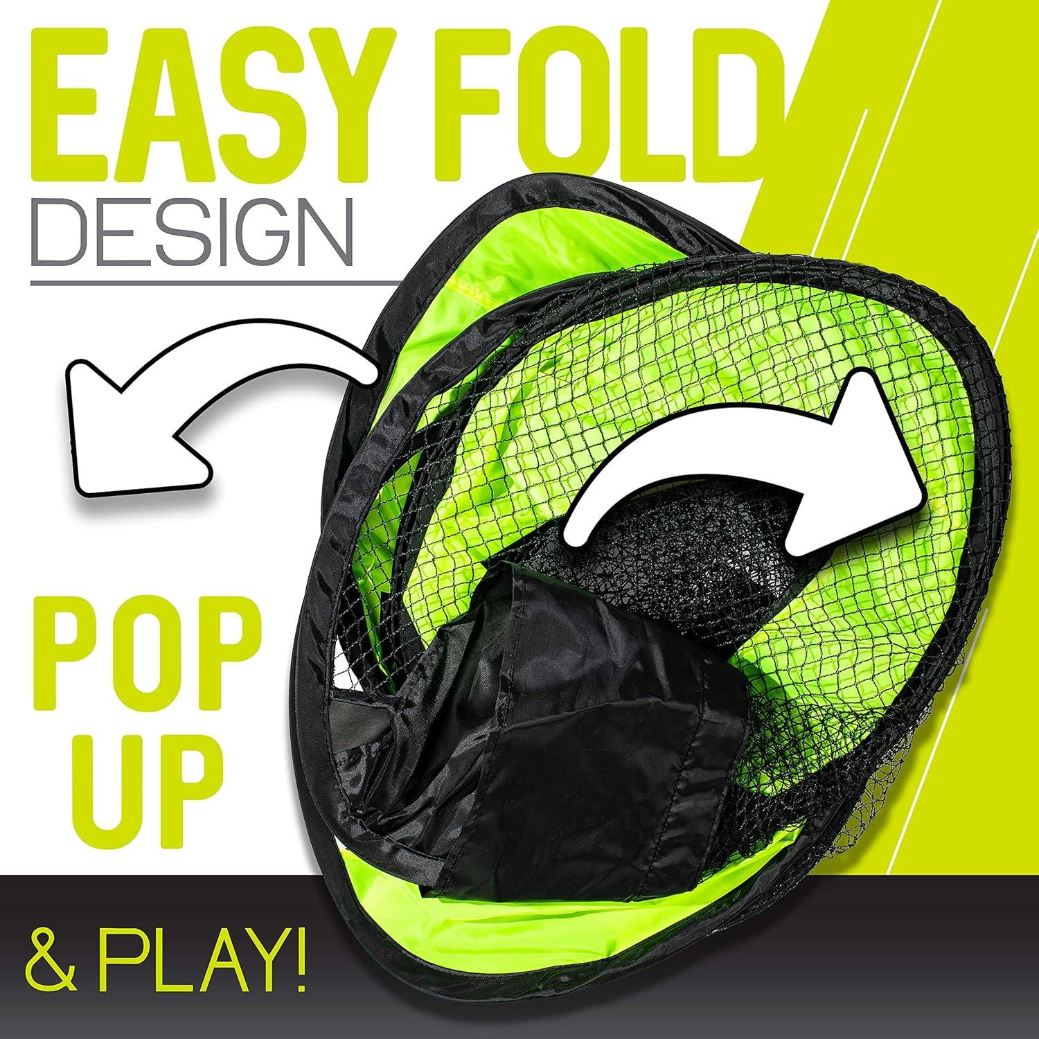 Portería de Fútbol Pop Up Franklin Sports Blackhawk 130x97cm