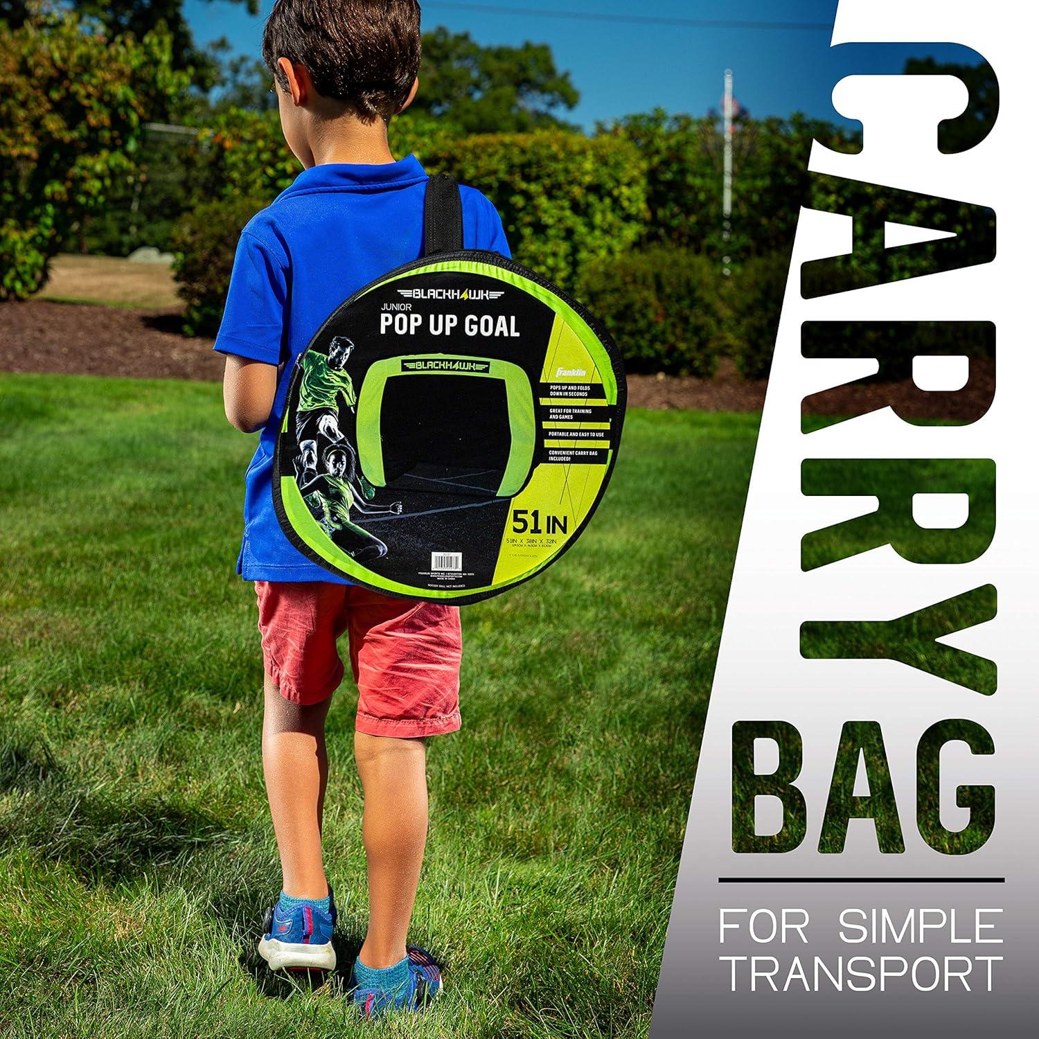 Portería de Fútbol Pop Up Franklin Sports Blackhawk 130x97cm