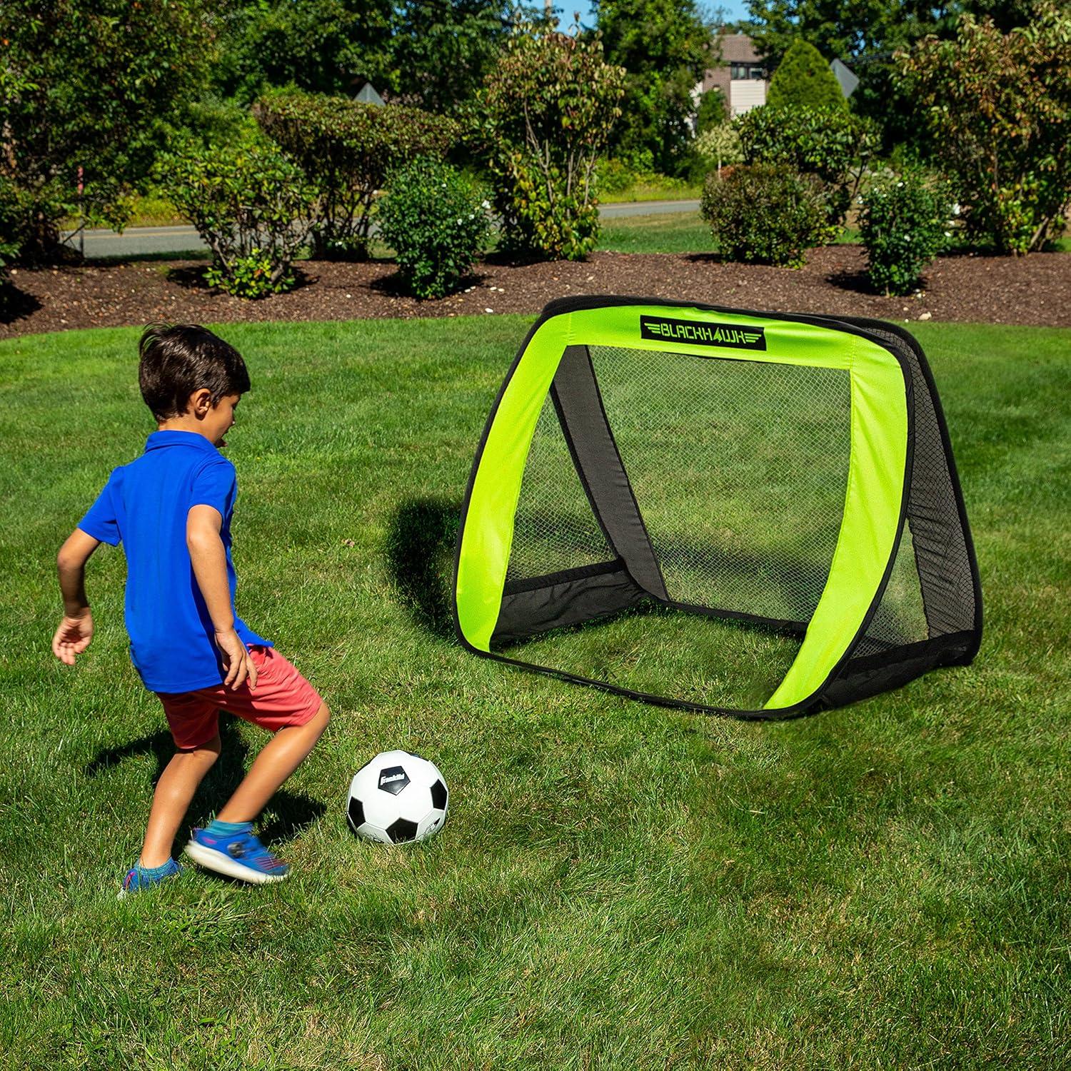 Portería de Fútbol Pop Up Franklin Sports Blackhawk 130x97cm