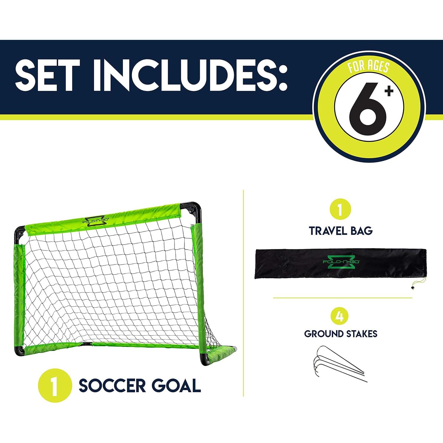 Mini Gol de Fútbol Plegable Franklin Sports 91.44x60.96cm