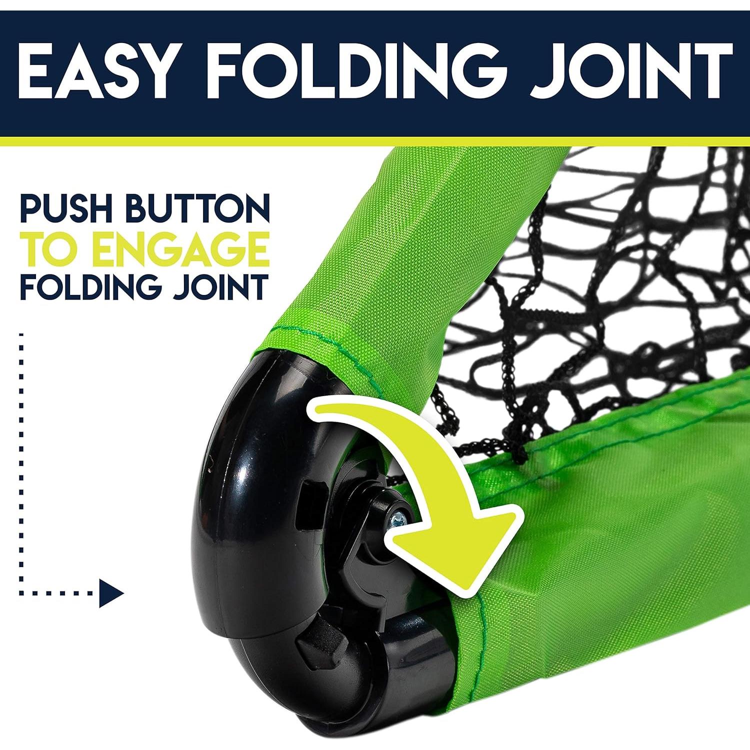 Mini Gol de Fútbol Plegable Franklin Sports 91.44x60.96cm