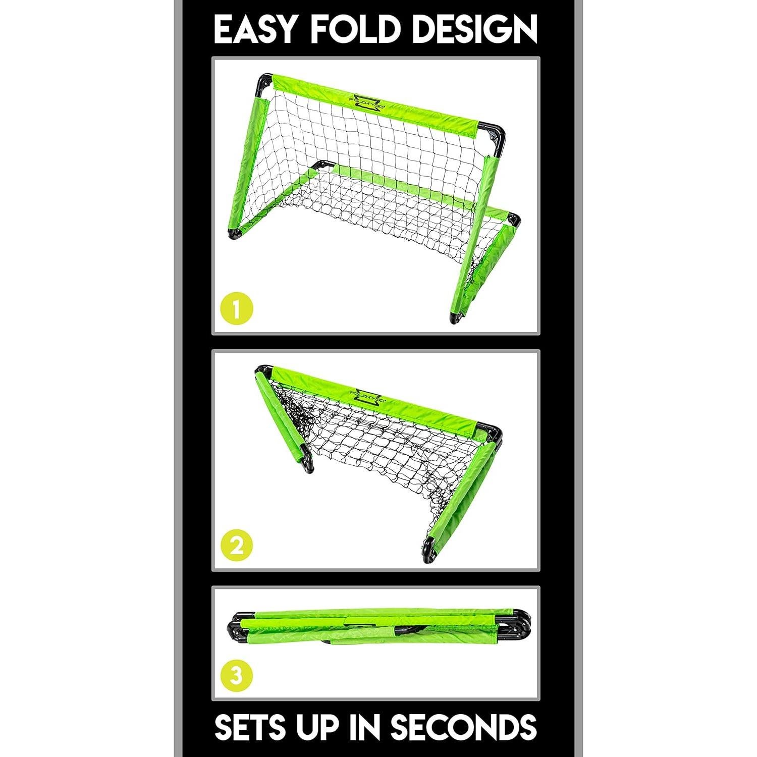 Mini Gol de Fútbol Plegable Franklin Sports 91.44x60.96cm