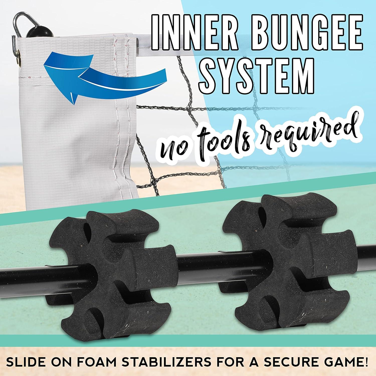 Red Ajustable Franklin Sports 3.05m para Voleibol y Tenis