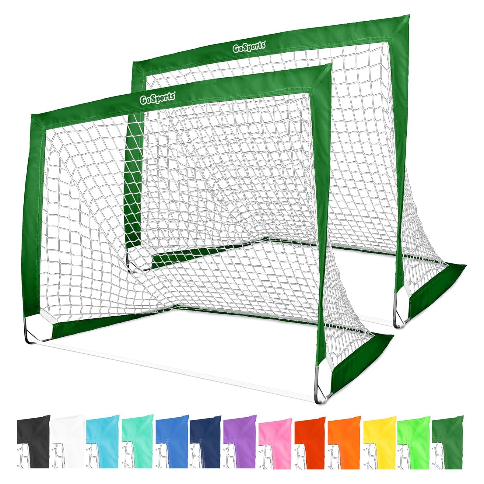 Metas de Fútbol Portátiles GoSports 4x3 pies - Juego de 2