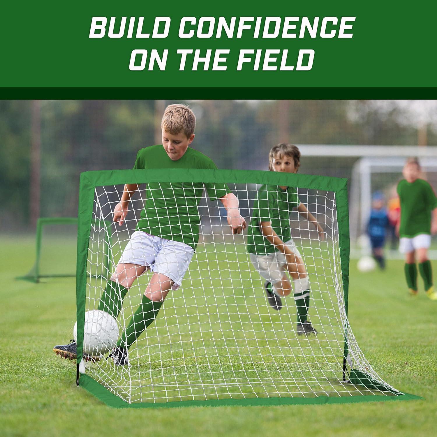 Metas de Fútbol Portátiles GoSports 4x3 pies - Juego de 2