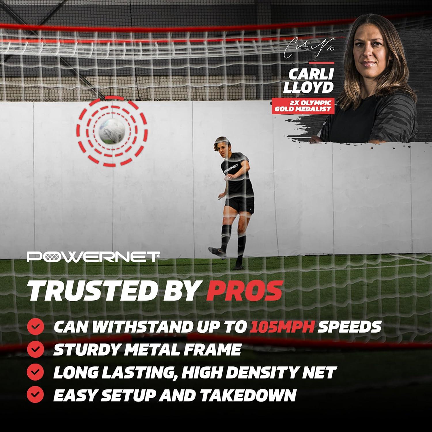 Portería de Fútbol PowerNet 1.83x1.22m Portátil con Bolsa