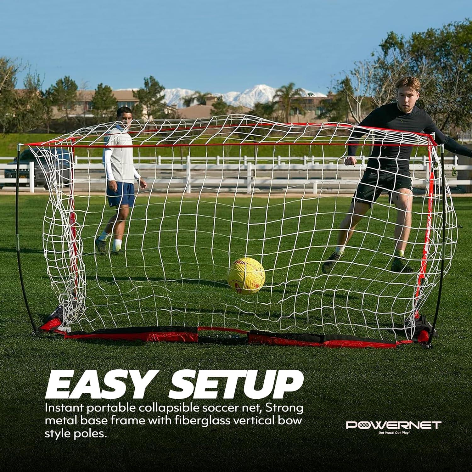 Portería de Fútbol PowerNet 1.83x1.22m Portátil con Bolsa