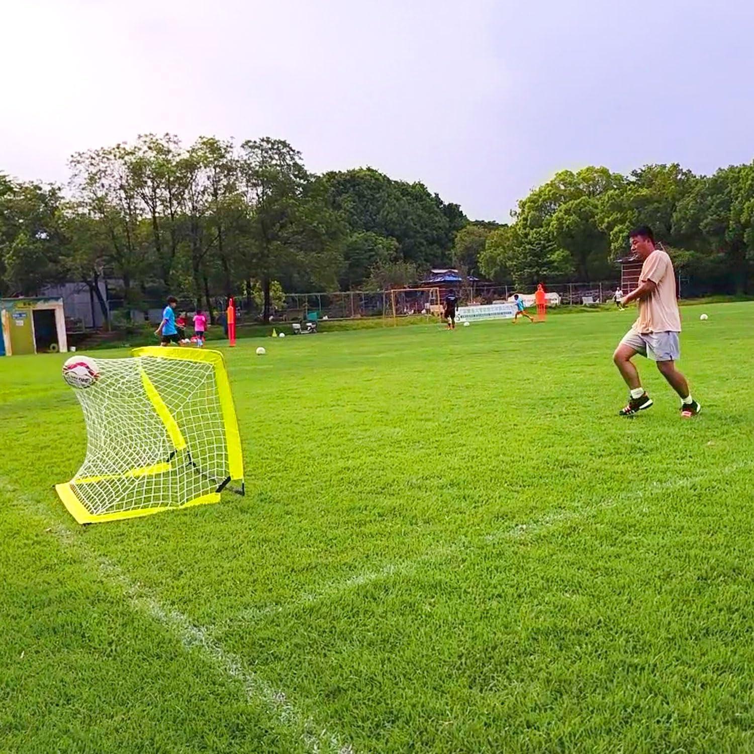 Portería de Fútbol LOMGWAYS 1.22x0.91m Plegable para Niños